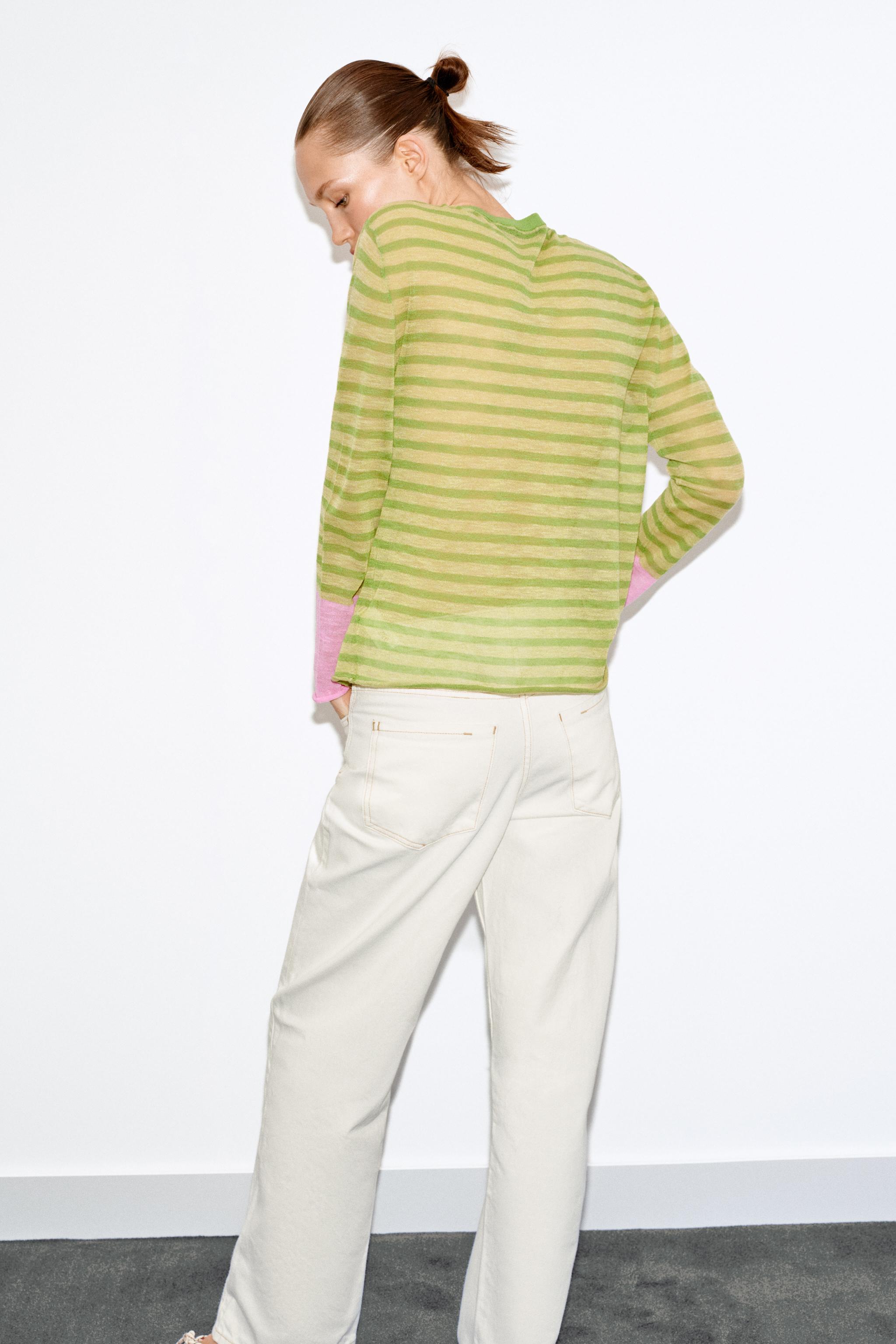 STRIPED KNIT JUMPER